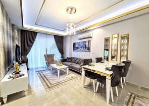 مجمع فاخر - شقق غرفتين وصالة - مفروشة - في مهموتلار / الانيا 