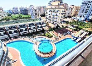 مجمع فاخر - شقق غرفتين وصالة - مفروشة - في مهموتلار / الانيا 