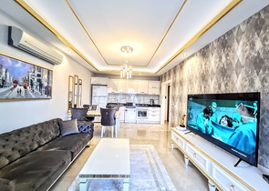 مجمع فاخر - شقق غرفتين وصالة - مفروشة - في مهموتلار / الانيا 