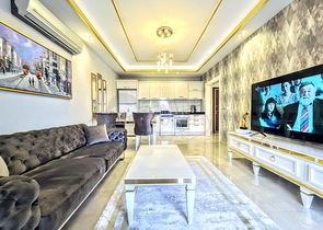 مجمع فاخر - شقق غرفتين وصالة - مفروشة - في مهموتلار / الانيا 