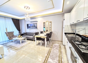 مجمع فاخر - شقق غرفتين وصالة - مفروشة - في مهموتلار / الانيا 