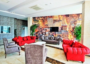 مجمع فاخر - شقق غرفتين وصالة - مفروشة - في مهموتلار / الانيا 