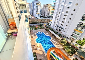 مجمع انيق -يضم كافة الخدمات - شقة 2 غرفة وصالة - في مهموتلار / الانيا 