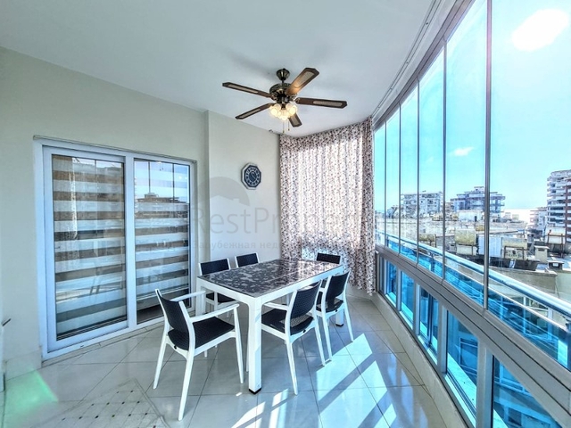 شقة مؤثثة - تصميم 1+2 - داخل مجمع فاخر - في منطقة مهموتلار / الانيا 