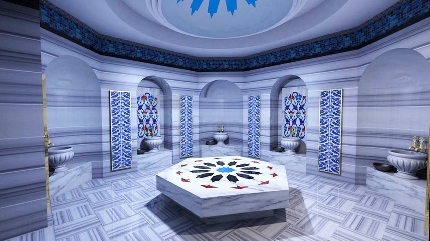 مجمع بخدمات مميزة - شقة تصميم 1+1 - في مهموتلار / الانيا 