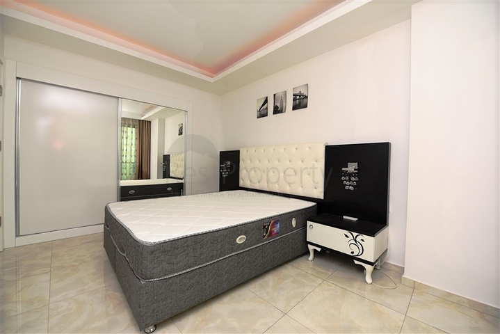 مجمع بخدمات مميزة - شقة تصميم 1+1 - في مهموتلار / الانيا 