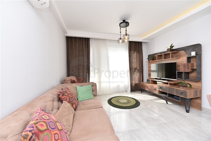 واسعة نسبيا - شقة 1+1 - مفروشة - في مهموتلار / الانيا 