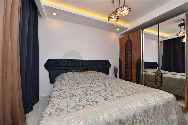 واسعة نسبيا - شقة 1+1 - مفروشة - في مهموتلار / الانيا 