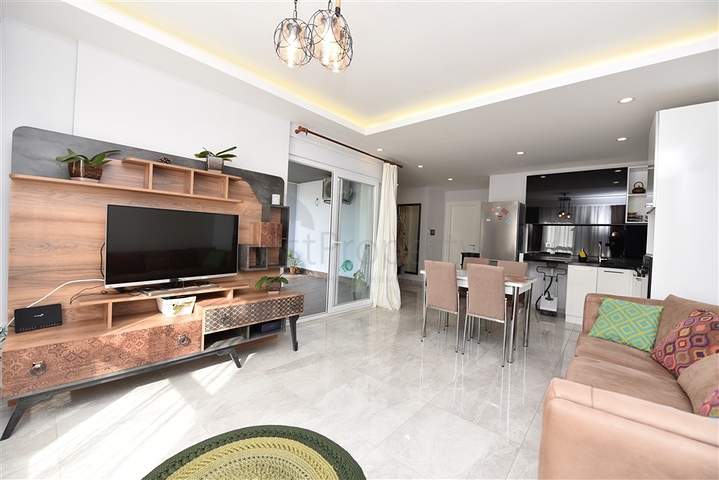 واسعة نسبيا - شقة 1+1 - مفروشة - في مهموتلار / الانيا 