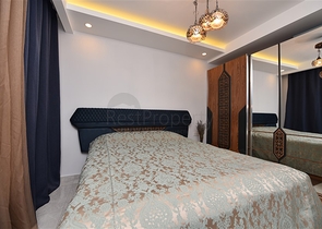 واسعة نسبيا - شقة 1+1 - مفروشة - في مهموتلار / الانيا 