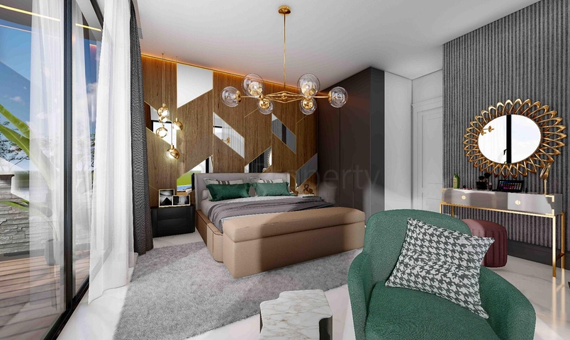 فيلا مستقلة فاخرة - تصميم 6 غرف - في كارجي جاك / الانيا 