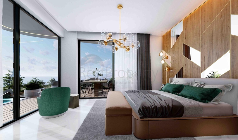 فيلا مستقلة فاخرة - تصميم 6 غرف - في كارجي جاك / الانيا 