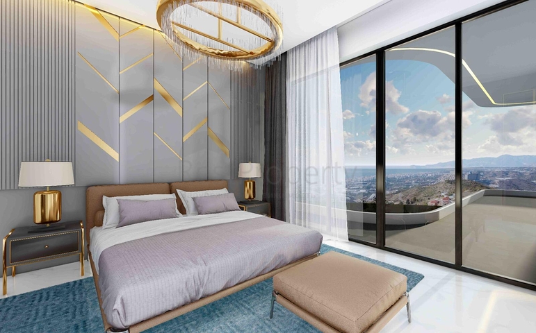 فيلا مستقلة فاخرة - تصميم 6 غرف - في كارجي جاك / الانيا 