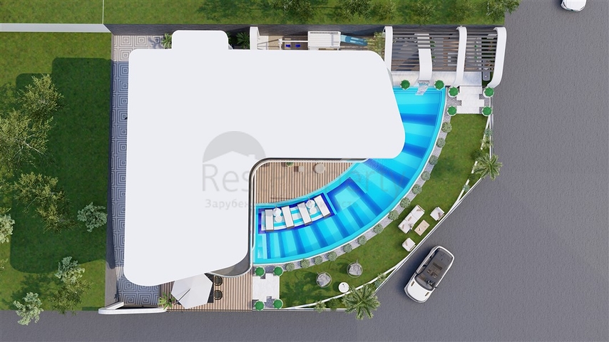 فيلا مستقلة فاخرة - تصميم 6 غرف - في كارجي جاك / الانيا 