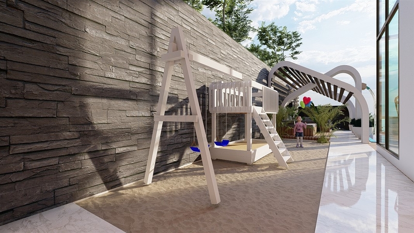 فيلا مستقلة فاخرة - تصميم 6 غرف - في كارجي جاك / الانيا 