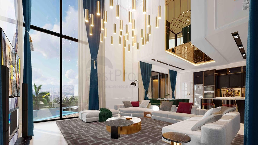 فيلا مستقلة فاخرة - تصميم 6 غرف - في كارجي جاك / الانيا 