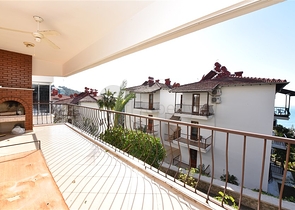 اطلالة بحرية - شقة 2 غرفة وصالة -مؤثثة - في كارجي جاك / الانيا 