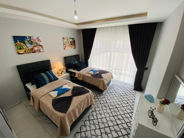 شقق واسعة - تصميم 2 غرفة وصالة - مجمع فاخر - في مهموتلار / الانيا 