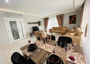 شقق واسعة - تصميم 2 غرفة وصالة - مجمع فاخر - في مهموتلار / الانيا 