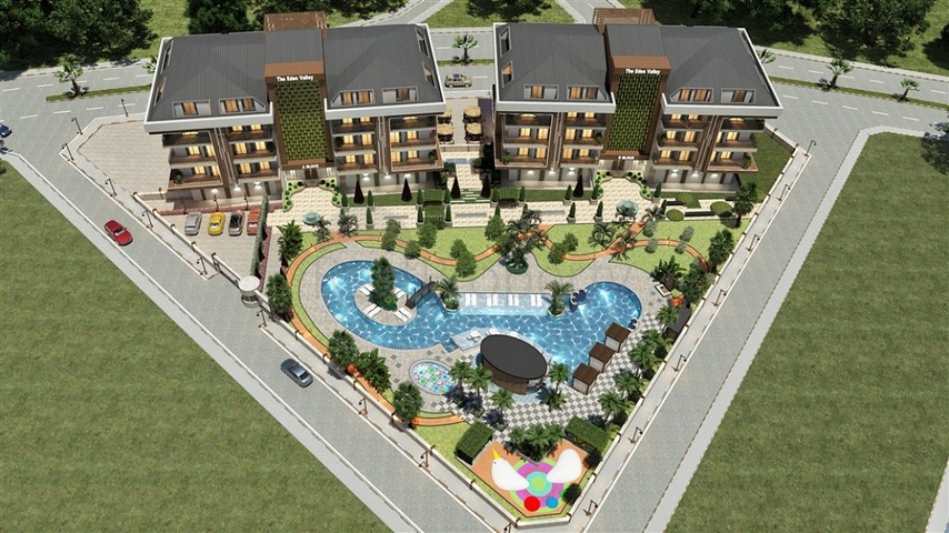 بالاقساط - مجمع قيد الانشاء في منطقة اوبا المركزية / الانيا 