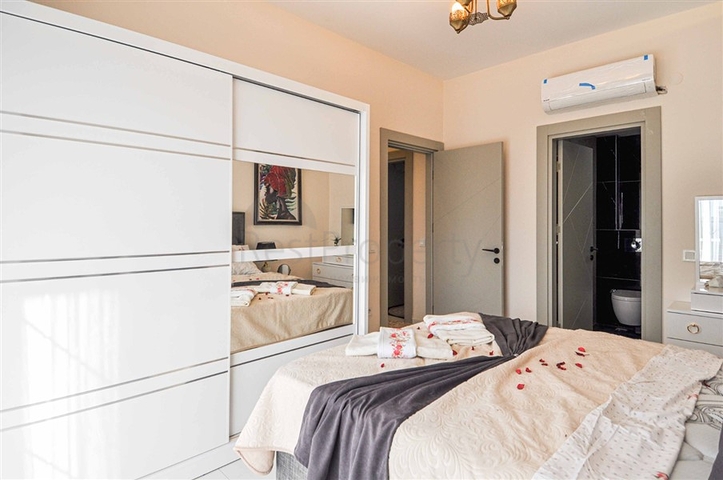 شقة فاخرة - 2 غرفة وصالة مع الاثاث - ضمن مجمع ممتاز - في اوبا / الانيا 