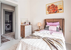 شقة فاخرة - 2 غرفة وصالة مع الاثاث - ضمن مجمع ممتاز - في اوبا / الانيا 