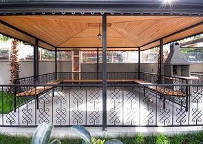 شقة فاخرة - 2 غرفة وصالة مع الاثاث - ضمن مجمع ممتاز - في اوبا / الانيا 