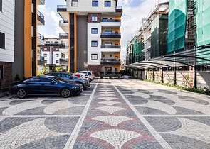 شقة فاخرة - 2 غرفة وصالة مع الاثاث - ضمن مجمع ممتاز - في اوبا / الانيا 