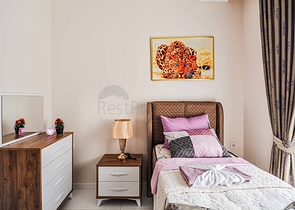 شقة فاخرة - 2 غرفة وصالة مع الاثاث - ضمن مجمع ممتاز - في اوبا / الانيا 