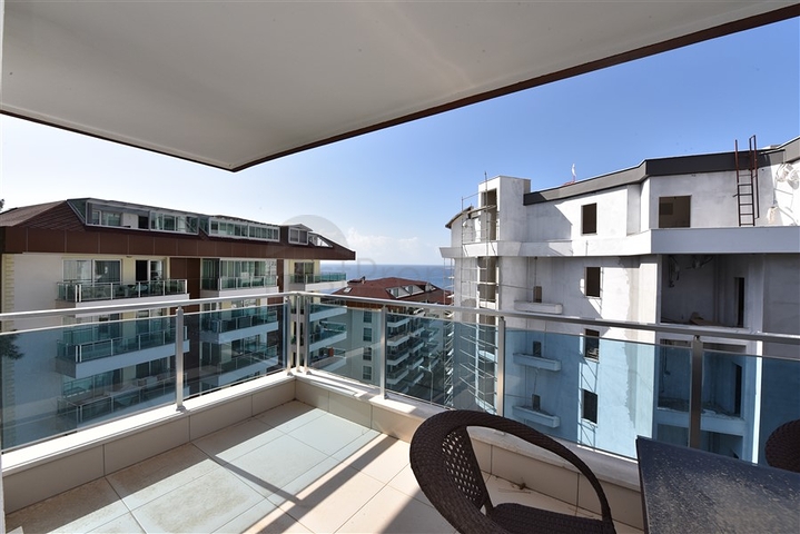 اطلالة بحر - دوبلكس 4 غرف وصالة - مفروشة - ضمن مجمع قريب من البحر -في كارجي جاك /الانيا 