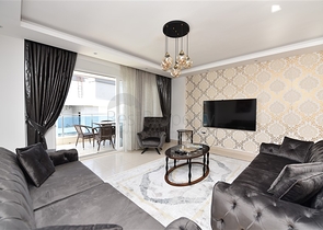 اطلالة بحر - دوبلكس 4 غرف وصالة - مفروشة - ضمن مجمع قريب من البحر -في كارجي جاك /الانيا 