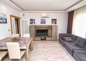 بنتهاوس 3 + 1 مع اثاث 600 م من البحر في انطاليا