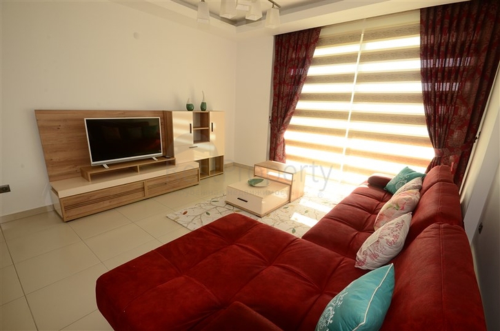 اطلالة بحر - مجمع فاخر -شقة 2 غرفة وصالة - مفروشة - في مهموتلار / الانيا 