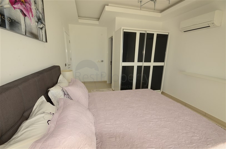 اطلالة بحر - مجمع فاخر -شقة 2 غرفة وصالة - مفروشة - في مهموتلار / الانيا 