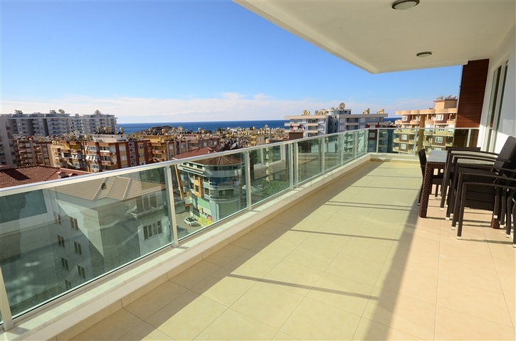 اطلالة بحر - مجمع فاخر -شقة 2 غرفة وصالة - مفروشة - في مهموتلار / الانيا 