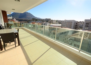 اطلالة بحر - مجمع فاخر -شقة 2 غرفة وصالة - مفروشة - في مهموتلار / الانيا 