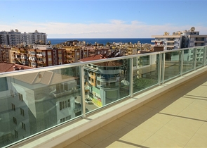 اطلالة بحر - مجمع فاخر -شقة 2 غرفة وصالة - مفروشة - في مهموتلار / الانيا 