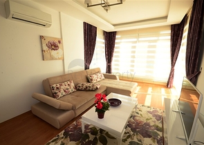 ضمن مجمع يضم كافة الخدمات - في منطقة مركزية - شقة غرفة وصالة - توسمور / الانيا 