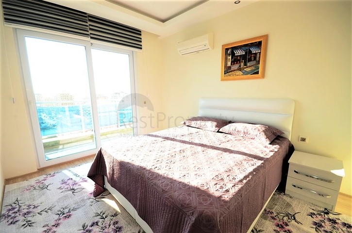 اطلالة بحر - مجمع 5 نجوم - شقة 2 غرفة وصالة - في مهموتلار / الانيا 