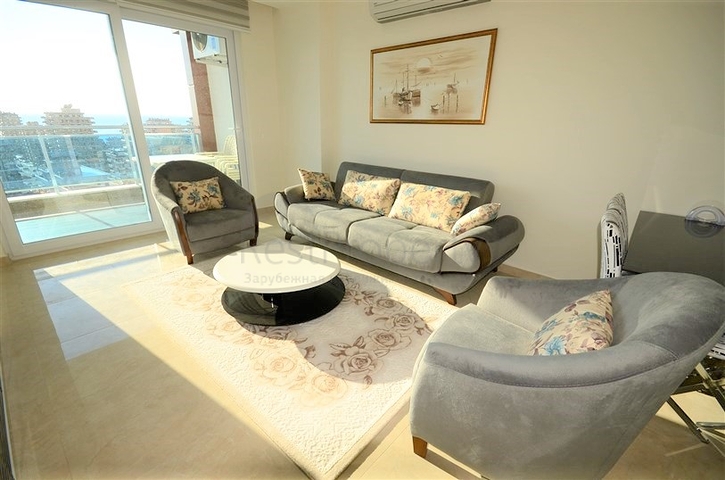 اطلالة بحر - مجمع 5 نجوم - شقة 2 غرفة وصالة - في مهموتلار / الانيا 