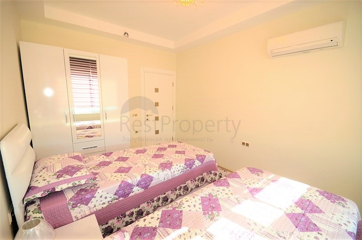 اطلالة بحر - مجمع 5 نجوم - شقة 2 غرفة وصالة - في مهموتلار / الانيا 