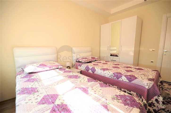 اطلالة بحر - مجمع 5 نجوم - شقة 2 غرفة وصالة - في مهموتلار / الانيا 