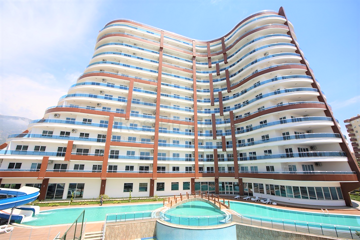 اطلالة بحر - مجمع 5 نجوم - شقة 2 غرفة وصالة - في مهموتلار / الانيا 