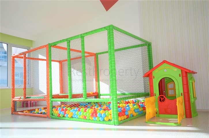 اطلالة بحر - مجمع 5 نجوم - شقة 2 غرفة وصالة - في مهموتلار / الانيا 