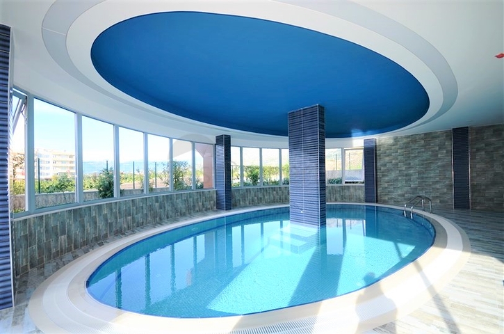 اطلالة بحر - مجمع 5 نجوم - شقة 2 غرفة وصالة - في مهموتلار / الانيا 