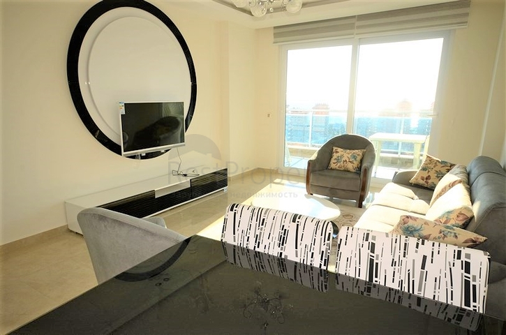 اطلالة بحر - مجمع 5 نجوم - شقة 2 غرفة وصالة - في مهموتلار / الانيا 