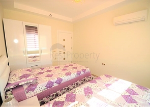 اطلالة بحر - مجمع 5 نجوم - شقة 2 غرفة وصالة - في مهموتلار / الانيا 