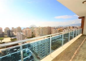 اطلالة بحر - مجمع 5 نجوم - شقة 2 غرفة وصالة - في مهموتلار / الانيا 