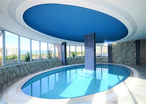 اطلالة بحر - مجمع 5 نجوم - شقة 2 غرفة وصالة - في مهموتلار / الانيا 