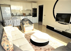 اطلالة بحر - مجمع 5 نجوم - شقة 2 غرفة وصالة - في مهموتلار / الانيا 